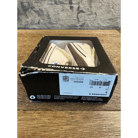 NIB Converse Chuck Taylor All Star Cribster Baby sz 3 Sneakers “1st Chucks” - Picture 3 of 3